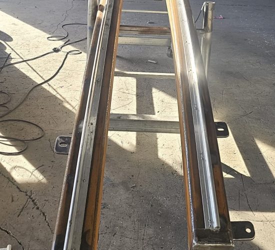 Dialux MIA custom steel fabrication and powder coated structures