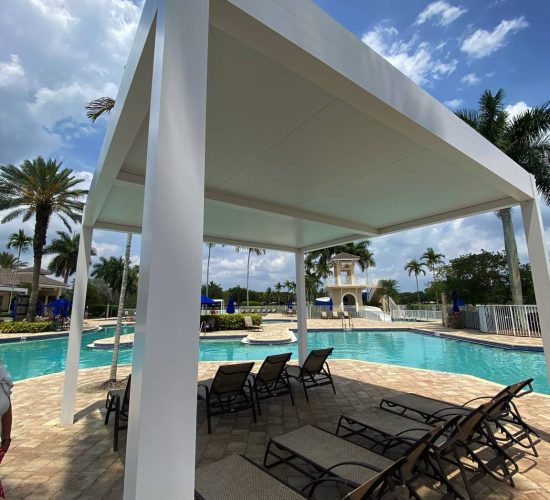 Dialux MIA custom awnings and gazebos for outdoor spaces