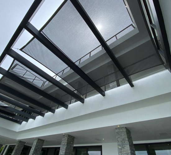 Custom shade structures installed by Dialux MIA
