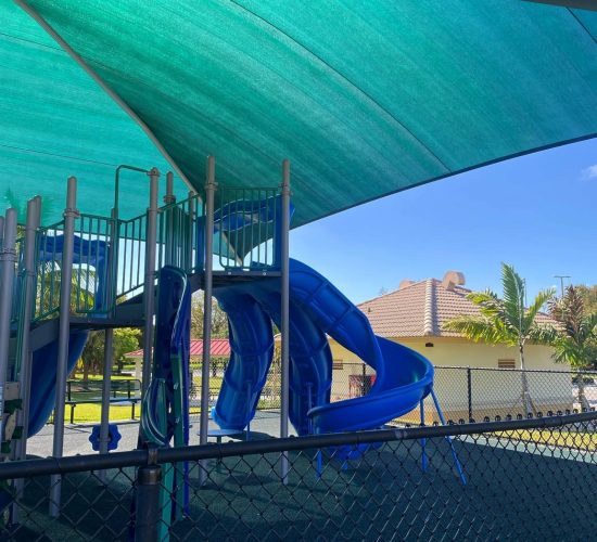 Custom shade structures installed by Dialux MIA