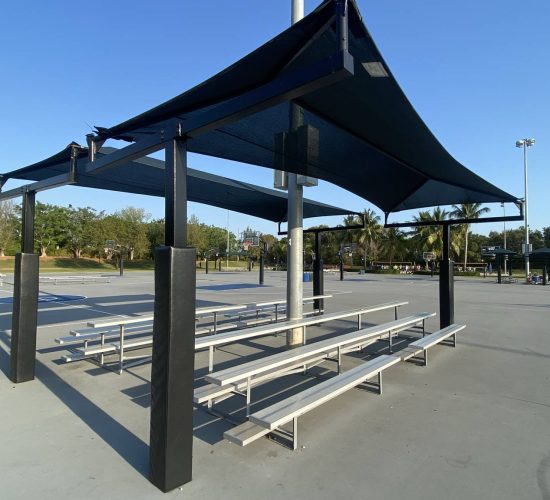 Custom shade structures installed by Dialux MIA
