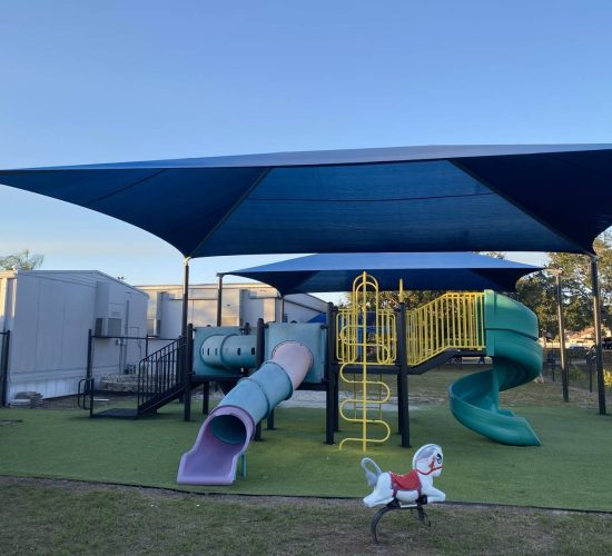 Custom shade structures installed by Dialux MIA