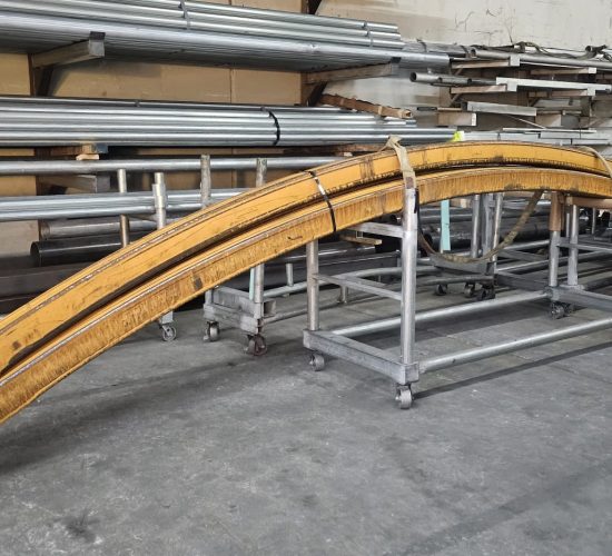 Dialux MIA custom steel fabrication and powder coated structures