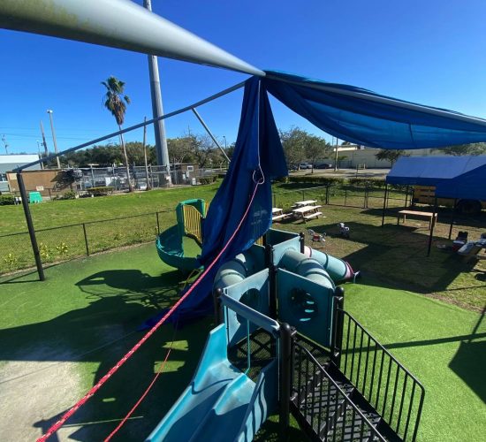 Hurricane-resistant shade structures by Dialux MIA