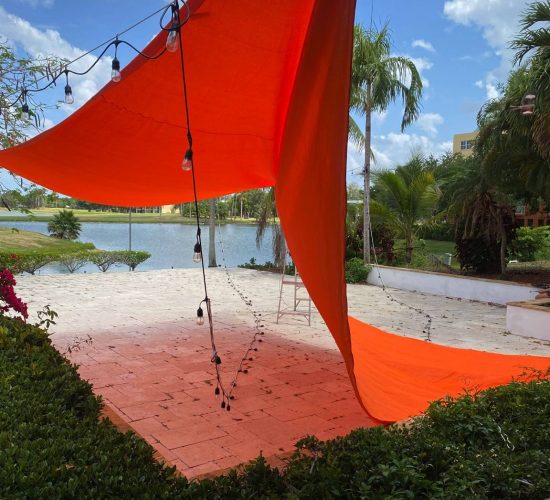 Hurricane-resistant shade structures by Dialux MIA