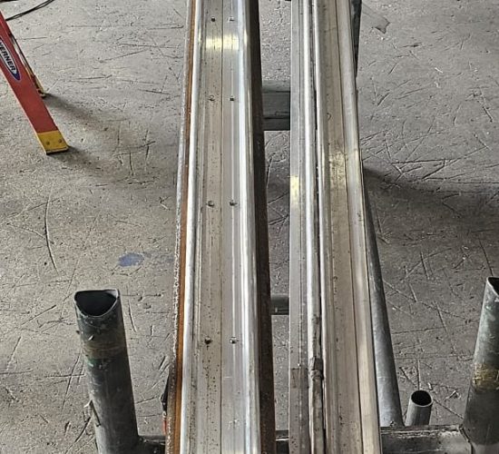 Dialux MIA custom steel fabrication and powder coated structures